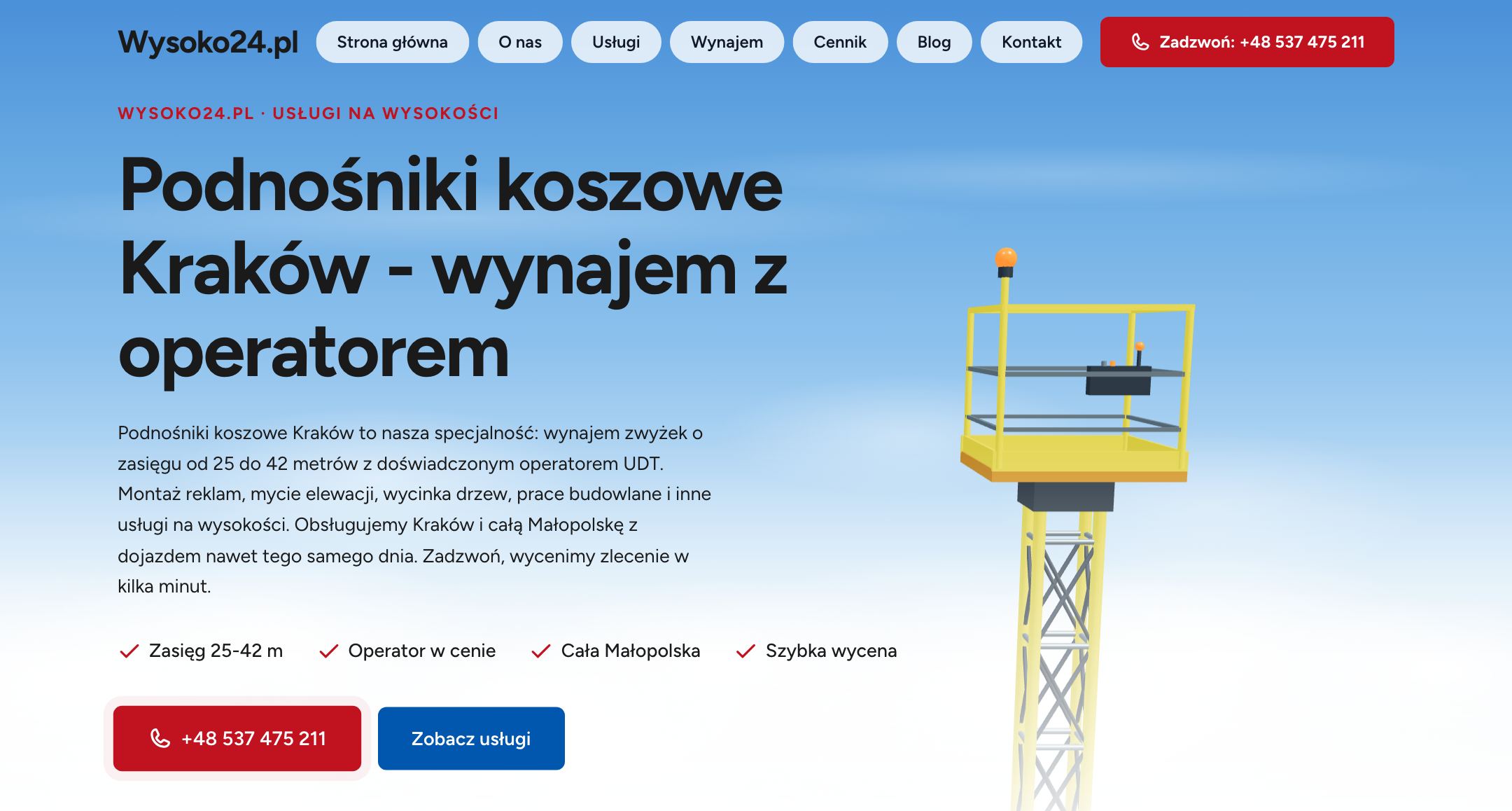 Wysoko24.pl: podgląd na żywo